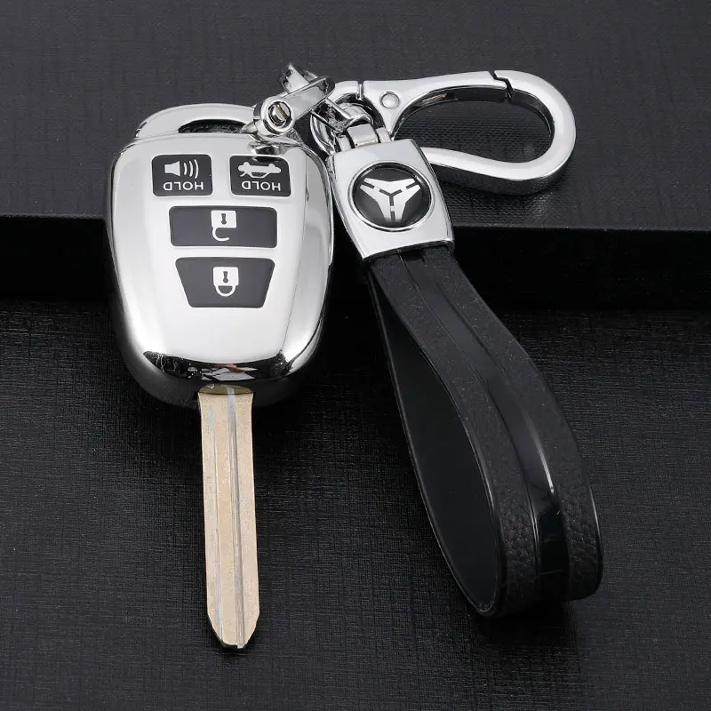 4Buttons Car Remote Key Shell for Toyota Camry Prius 2012 2013 2014 2015 2016 2017 Corolla RAV4 Key Case TOY43