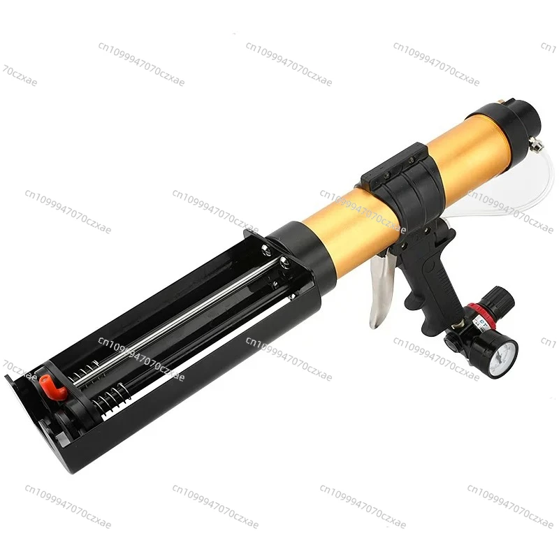 Wind Pneumatic Double Tube AB Glue Mixed Gluer, Double Tube Guard Glue Door and Window Group Corner Glue Injection Beauty Seam