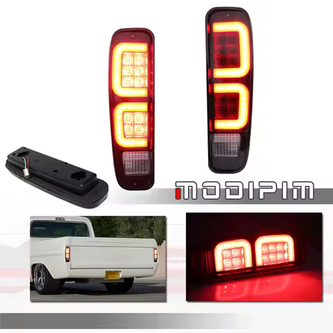 Red LED Car Rear Tail Brake Lights Taillamps Kit For Ford E100/E150/E250/E350/F100 Truck/F150 Truck/F250 Truck/F350 Truck/Bronco