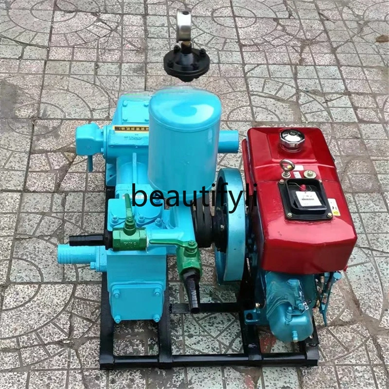 ديزل صغير، آلة حشو ديزل مكبس ثلاثي الأسطوانات، آلة حشو هاون الديزل عالية الطاقة