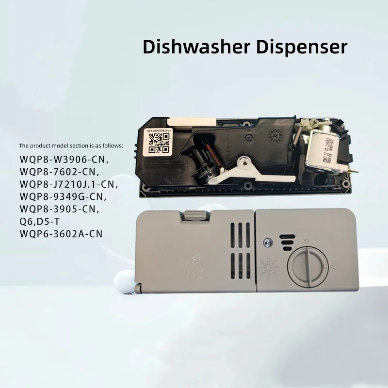 17476000007435 Dispensador de detergente para lavavajillas para piezas de lavavajillas Midea Candy Gorenje Teka