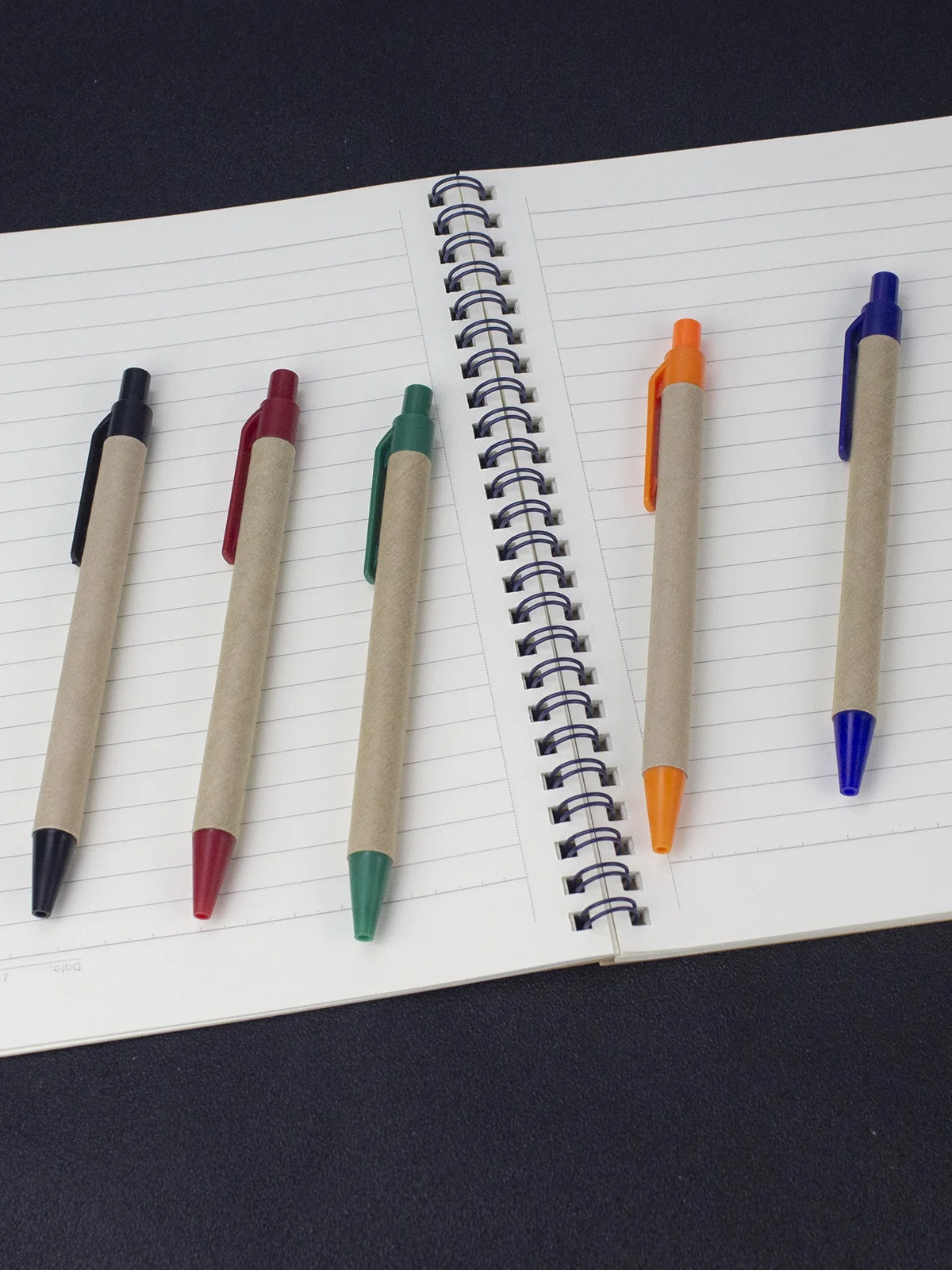 Lot 100pcs ECO Paper Ball Pen Black Ink Ballpoint Green Concept Custom pen Promotion Logo Gift Giveaway Personalized Pen Freebie