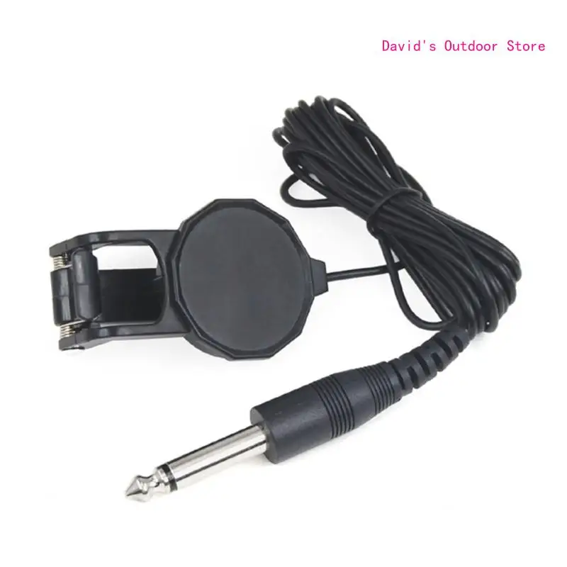

Guitar Piezo Pickup Clip on Microphone Piezo Pickup Musical Instrument Accessory X3UA