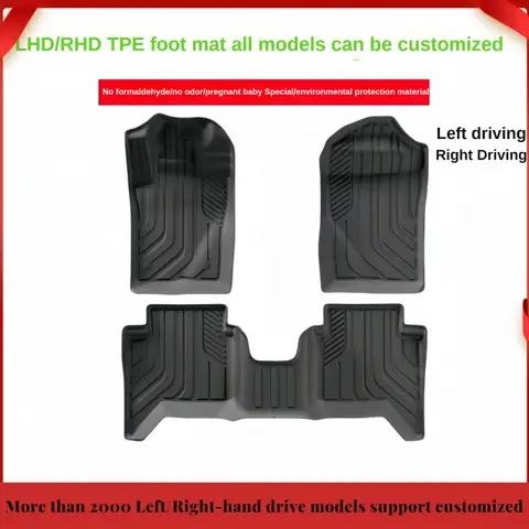 TPE 방수 자동차 바닥 매트 맞춤형 맞춤형 2000+ 자동차 | LHD/RHD | 미끄럼 방지 전천후 매트