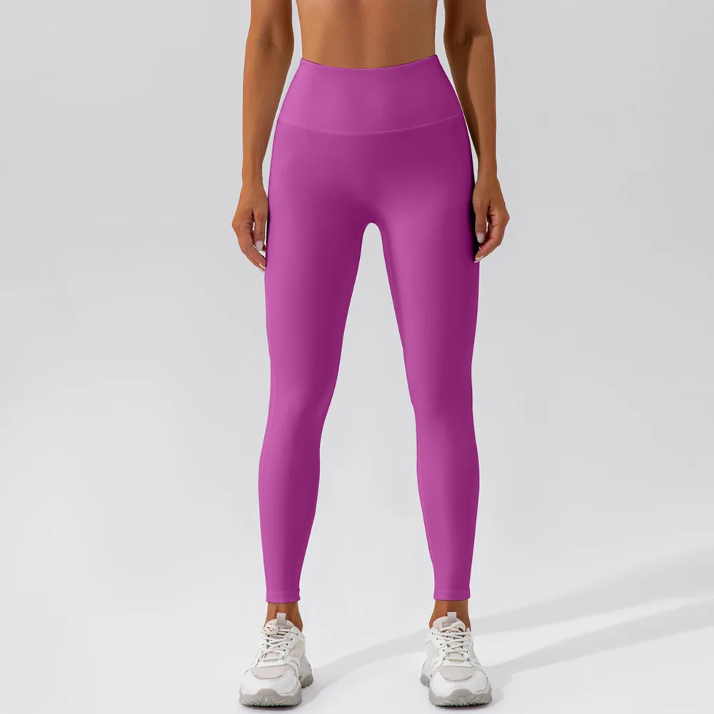 

Sports Pants With Sports Tight Pants Women's High Sportswear Woman Gym Waisted Elastic Fitness Pants Running Yoga Pants Clothing