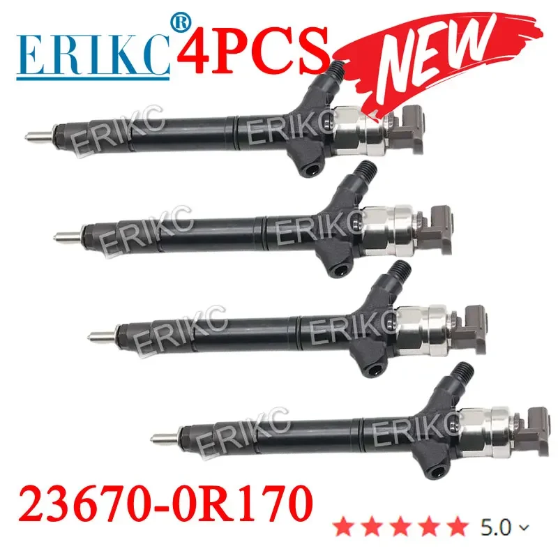 4PCS 23670-0R170 Diesel Fuel Injector Nozzle Assy 236700R170 23670 0R170 for Toyota Corolla Verso Verso 2.2 2AD-FTV