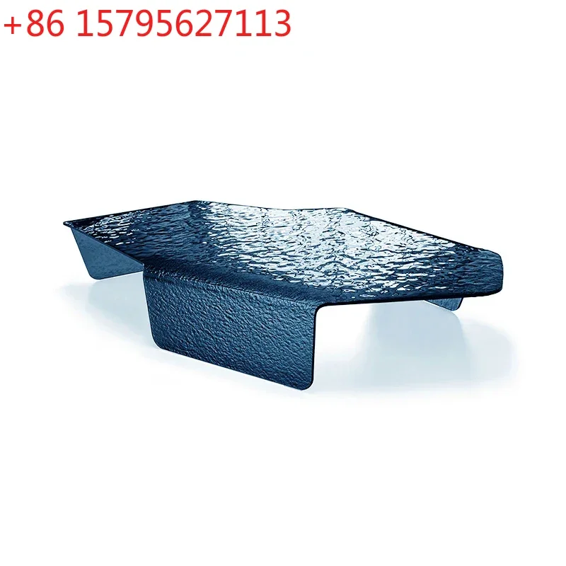 

Современный журнальный столик из акрила в стиле лёгкой роскоши, необычной геометрической формы, для простой квартиры, дома, гостиной, виллы