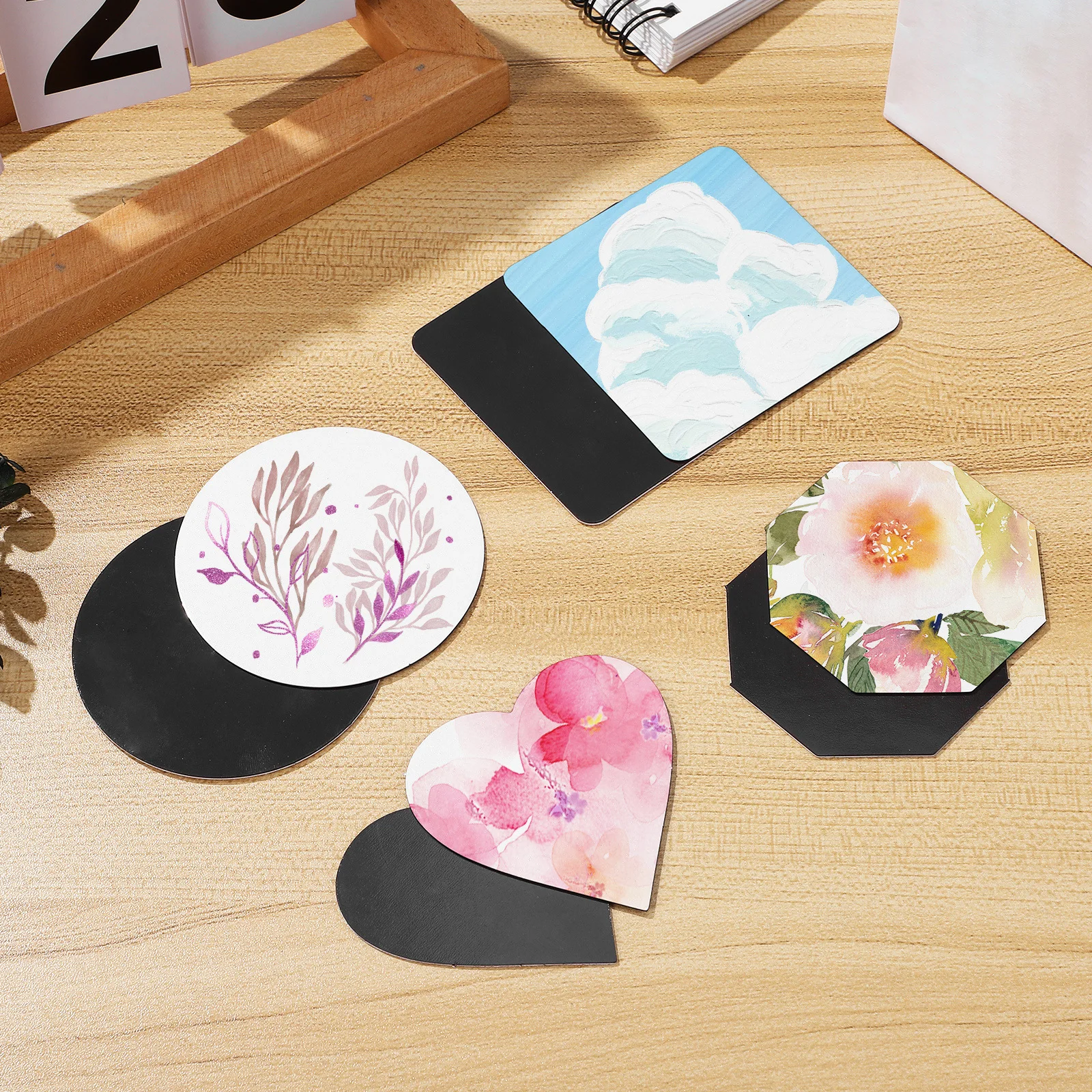 

16Pcs Sublimation Fridge Magnet Blanks Various Shapes Magnetic Party Favors Sublimation Magnetic Decorations Refrigerator