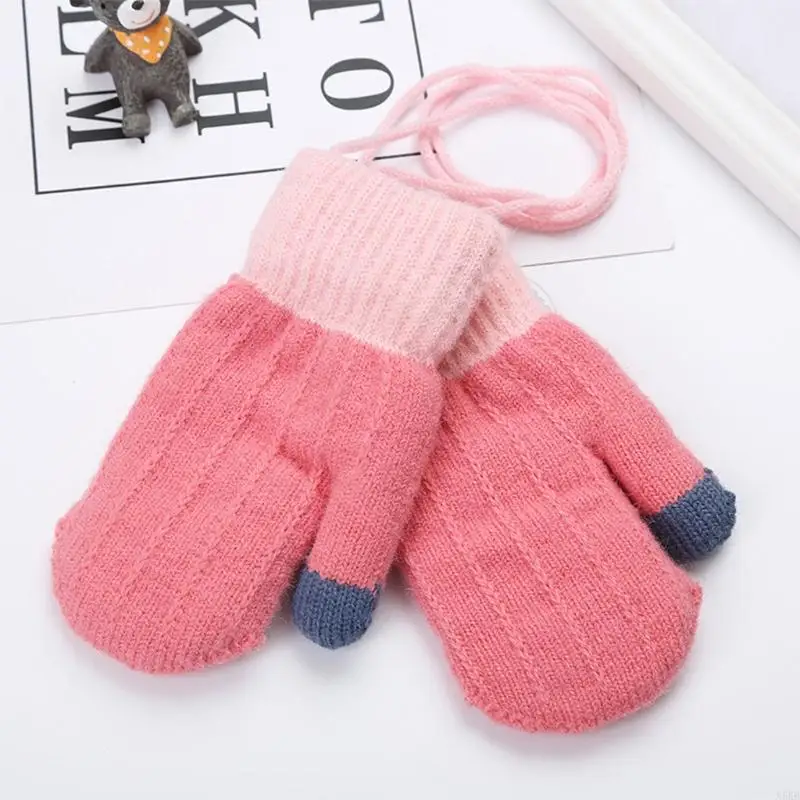 N5KB TODDLER MITTENS LING GLOVES KNITTIT