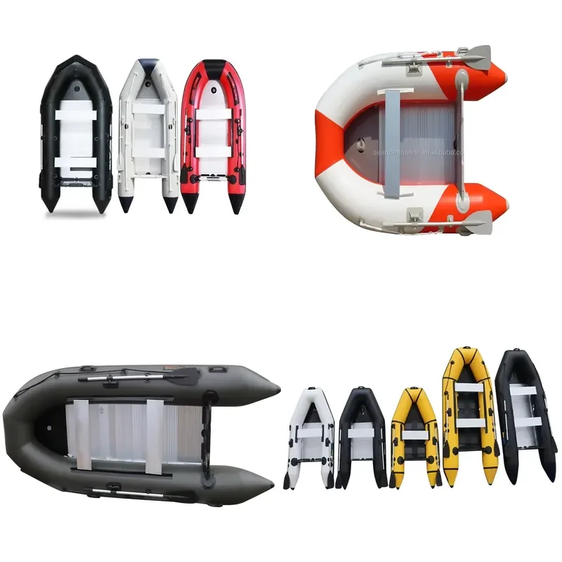 Wholesale Custom 3.6 m Inflatable Boat with Aluminum Flooring PVC Rigid Inflatable Boats with CE