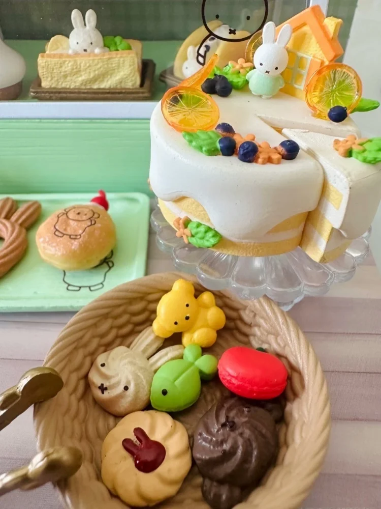 الأصلي إعادة النعناع ميفي أرنب الحلوى والحلوى متجر مصغرة اللعب منزل صندوق أعمى زخرفة أنيمي نموذج لجسم اللعب الهدايا