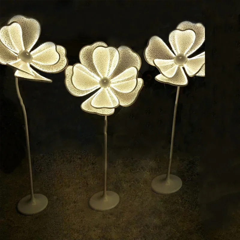 COLIN-Lampe LED Moderne en Dentelle Blanche, pour ix, Scène, Fleur de Pivoine Brillante, Décoration de Mariage