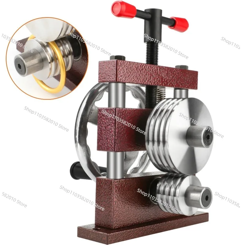Manual Bracelet Shaping Forming Machine Gold And Silver Metal Jewelry Bracelet Bender Bangle Bending Machine With 14 Rollers