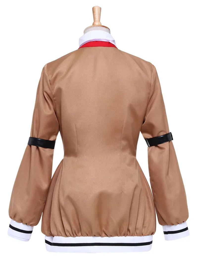 Anime Game Steins Gate Cosplay Costume Shiina Mayuri Makise Kurisu Cosplay Costume Uniforms Dress Full Set Halloween