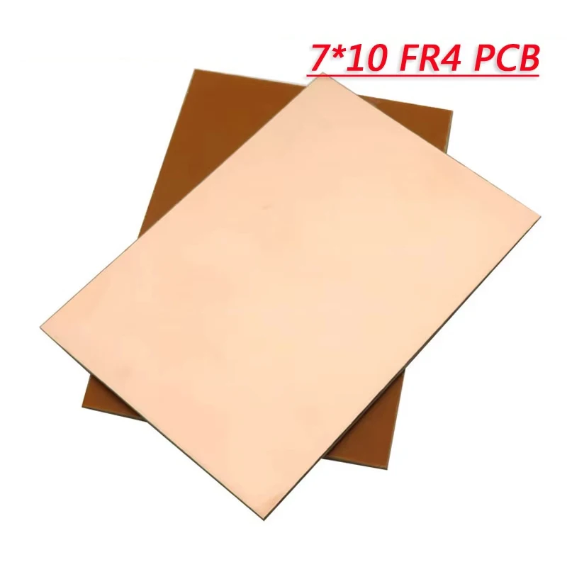 5 sztuk FR4 PCB 7x10cm 7*10 7*10CM jednostronna płyta pokryta miedzią DIY zestaw PCB laminowana płytka drukowana