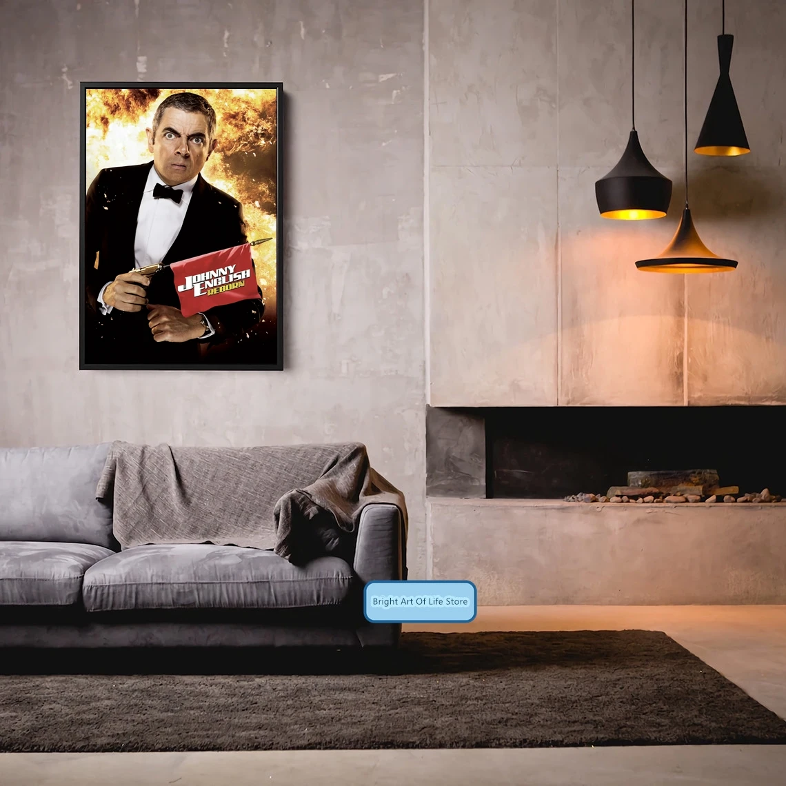 Johnny English Reborn Movie Poster Home Decoration Wall Painting (No Frame)