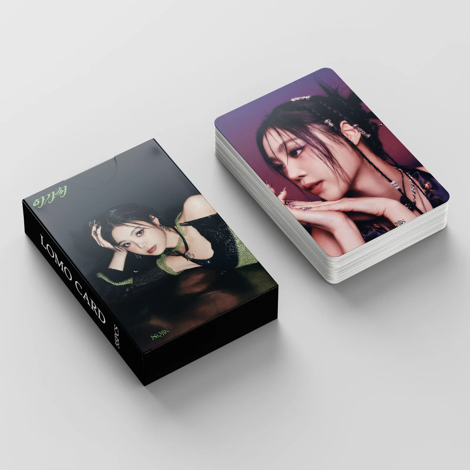 55Pcs/Set Kpop Idol Girl SUSU New Album AGASSY GIDLE Lomo Cards Photocard Poster SOOJIN Personal HD Card Collection Fans Gifts