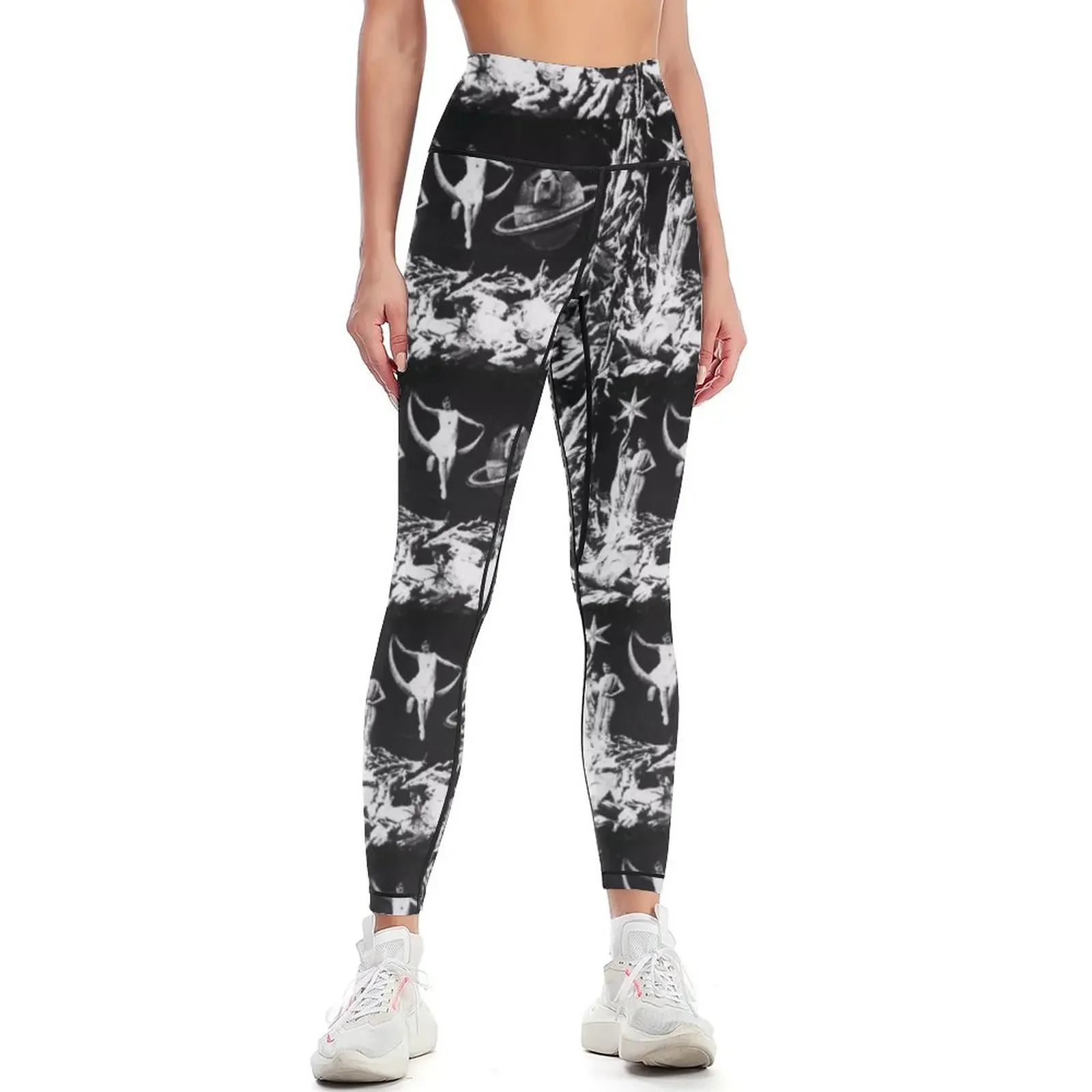 

Le Voyage dans la Lune (A Trip to the Moon) Star Angels Leggings gym clothing harem pants sportswear for gym Womens Leggings