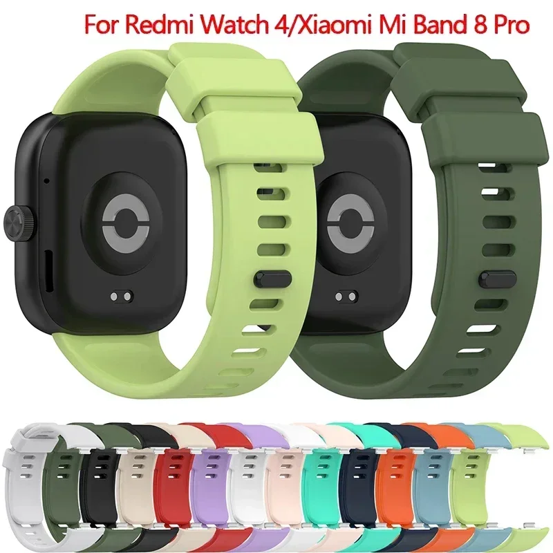 Silicone Strap For mi Redmi Watch 4/5 Smart Watch Bracelet Replacement Correa For Xiaomi Mi Band 8pro 9pro WristBand Accessories