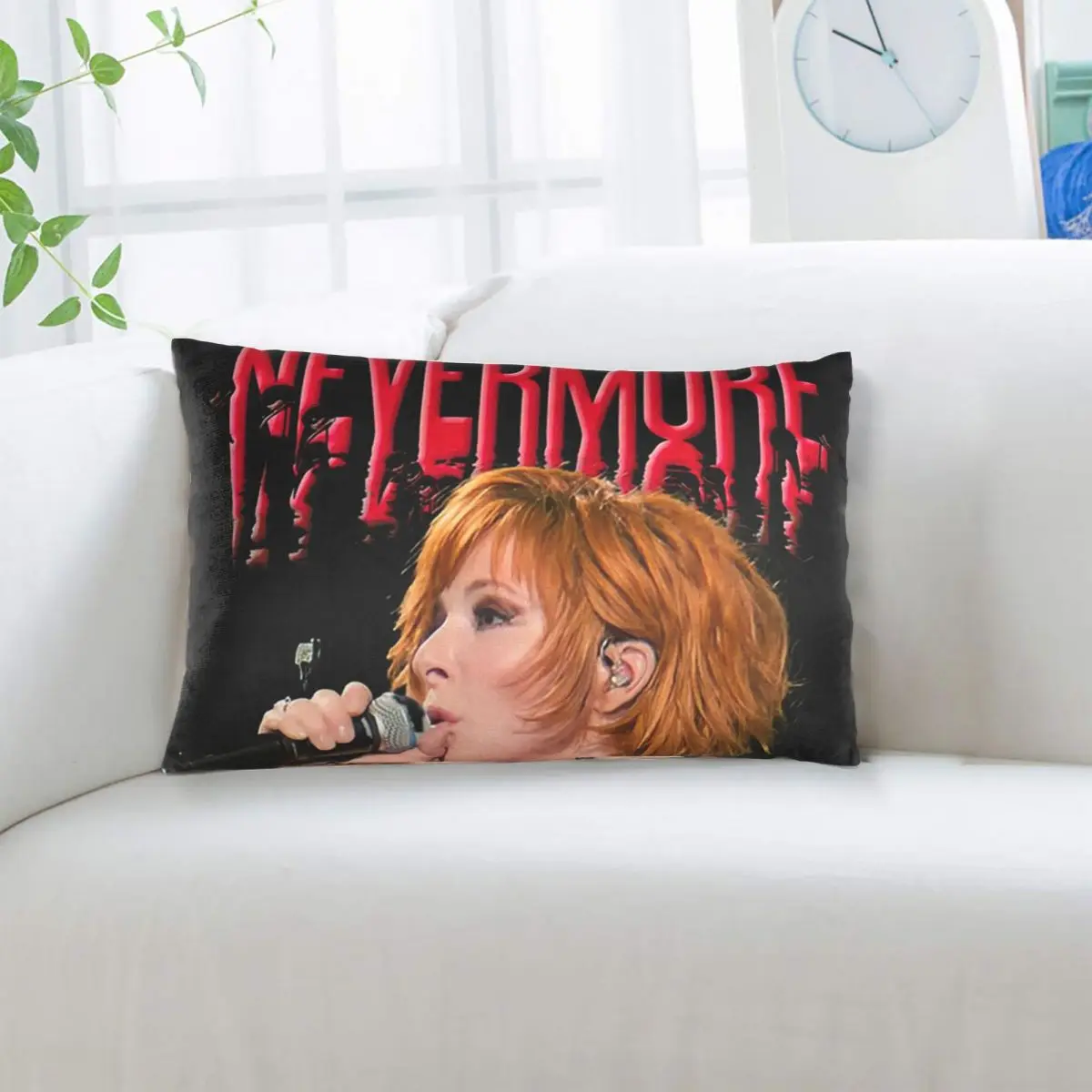 Nevermore Tour Mylene Farmer Rectangle Pillowcase Cushion Cover Decorative Bedroom Bed Home Comfort Throw Pillow