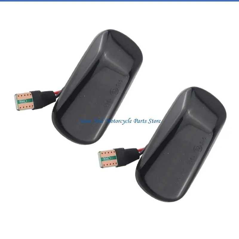 

P9FD светодиодный боковой фонарь, ударопрочный указатель поворота для NA1 NA2, повышение безопасности дорожного движения, 2 шт.