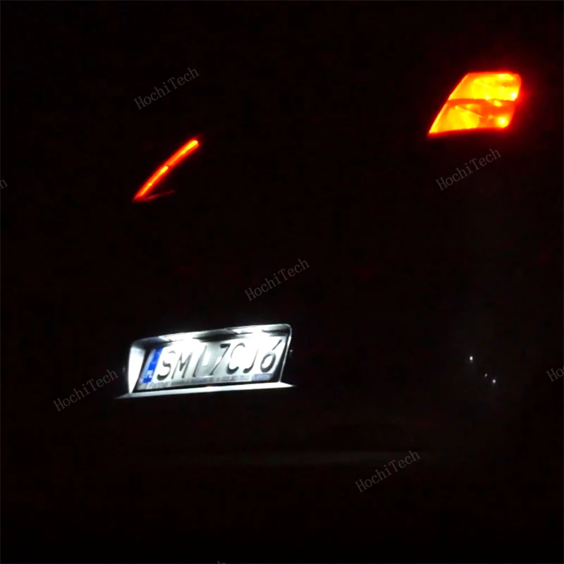 2 قطعة Canbus لوحة ترخيص مُضاء ضوء لشركة فيات برافو أرجو غراندي بونتو إيفو سيينا 500L دوبلو كروما ماريا سيسينتو تيبو Multipla