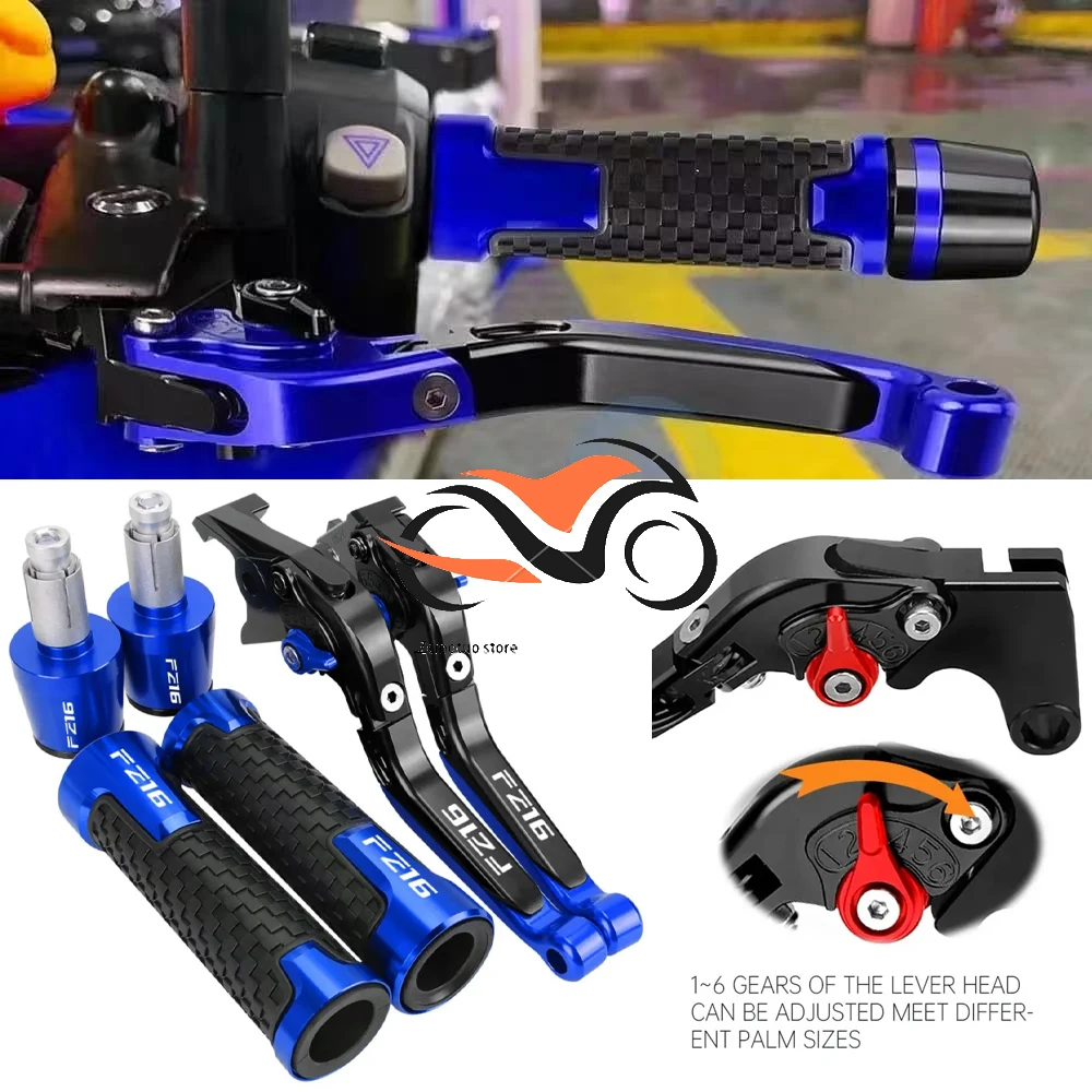 لياماها FZ16 FZ 16 2008-2014 2015 2016 2017 2018 دواسة فرامل عتلات المقود القبضات مقود قبضة ينتهي الملحقات