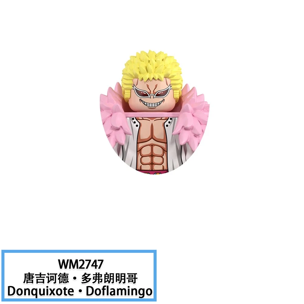 WM6187 WM6189 WM6188 WM6191 Muñeco de acción de personajes de la serie de dibujos animados japoneses, modelo de anime, juguete para niños
