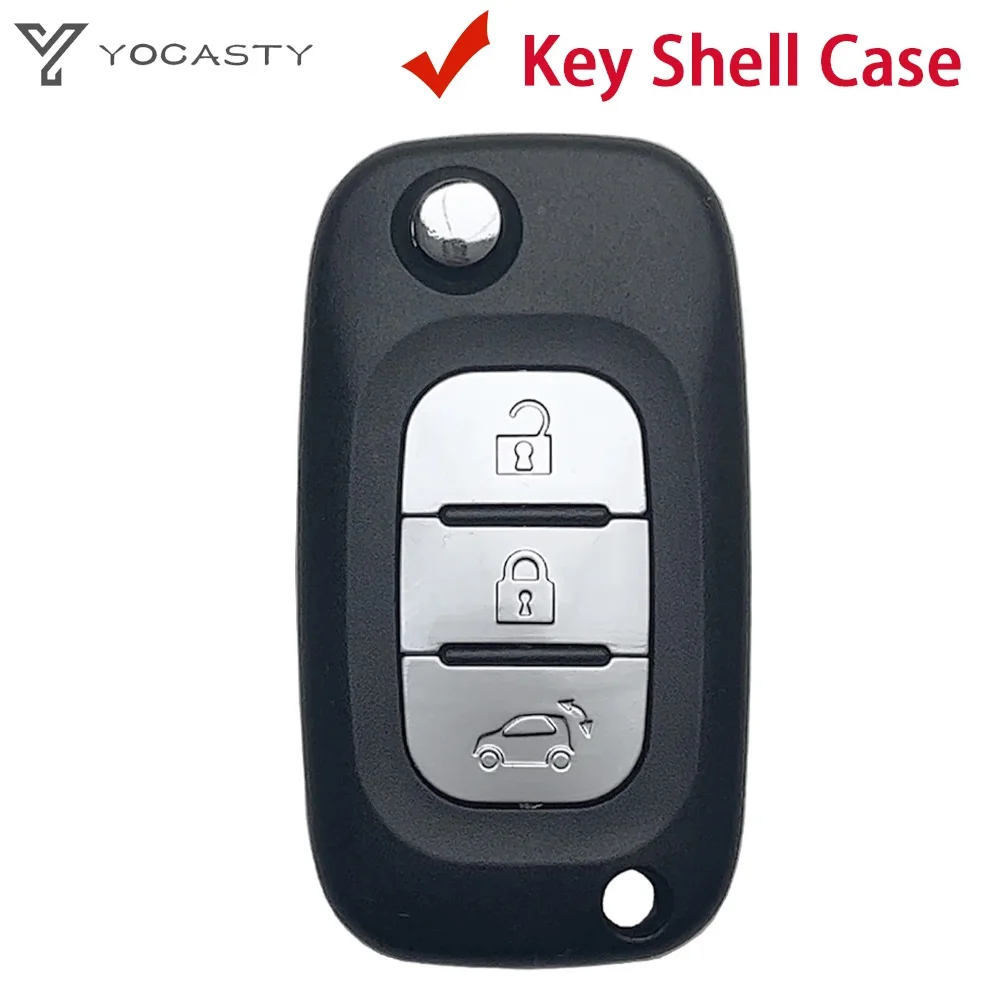 YOCASTY For Mercedes Benz Smart Fortwo 453 Forfour 2015 2016 2017 Flip Folding Car Key Shell Case Cover Fob CWTWB1G767 TWB1G767