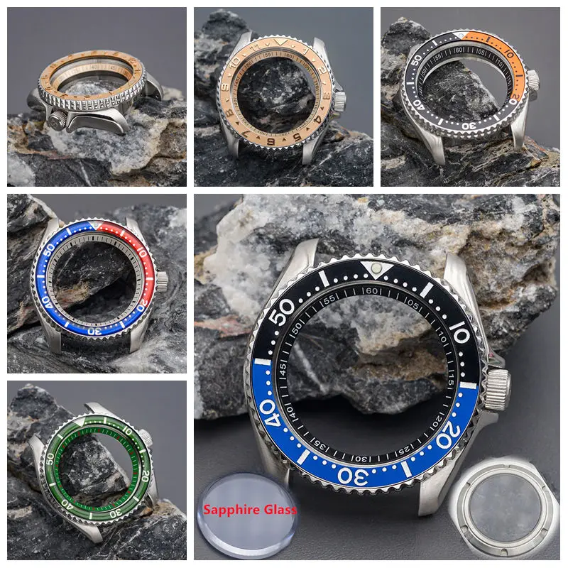 

SKX007 SRPD Watch Case Fit NH34 NH35 NH36 7S26 4R/6R Mechanical Movement Men's Watch Replace Case Parts