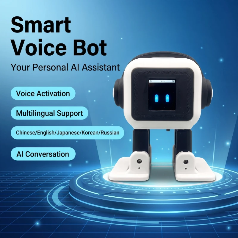 

New AI Desktop Robot Smart Interactive Talking Dancing Robot Toy for Kids Voice Wake-up + Voiceprint Recognition