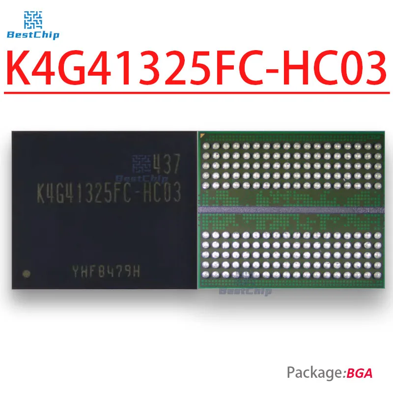 4pcs/Lot 100% New  K4G41325FE-HC25 K4G41325FC-HC03 K4G41325FC-HC04 K4G41325FC-HC28 K4G41325FE-HC28 DDR5 BGA Chipset