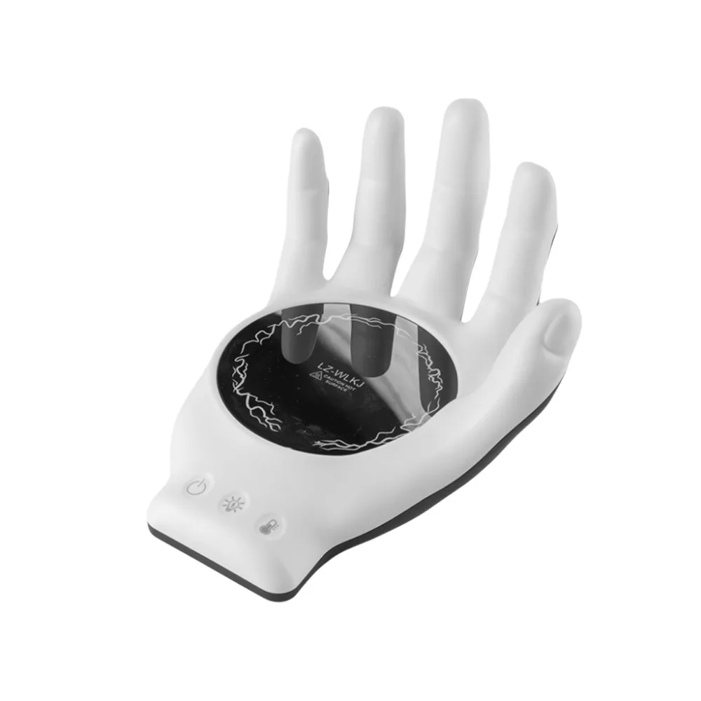 3 Temperature Settings Hand Palm Coffee Mug Warmer With Adjustable Light Fast Heating Electric Heated Coaster Automatic Shutdown