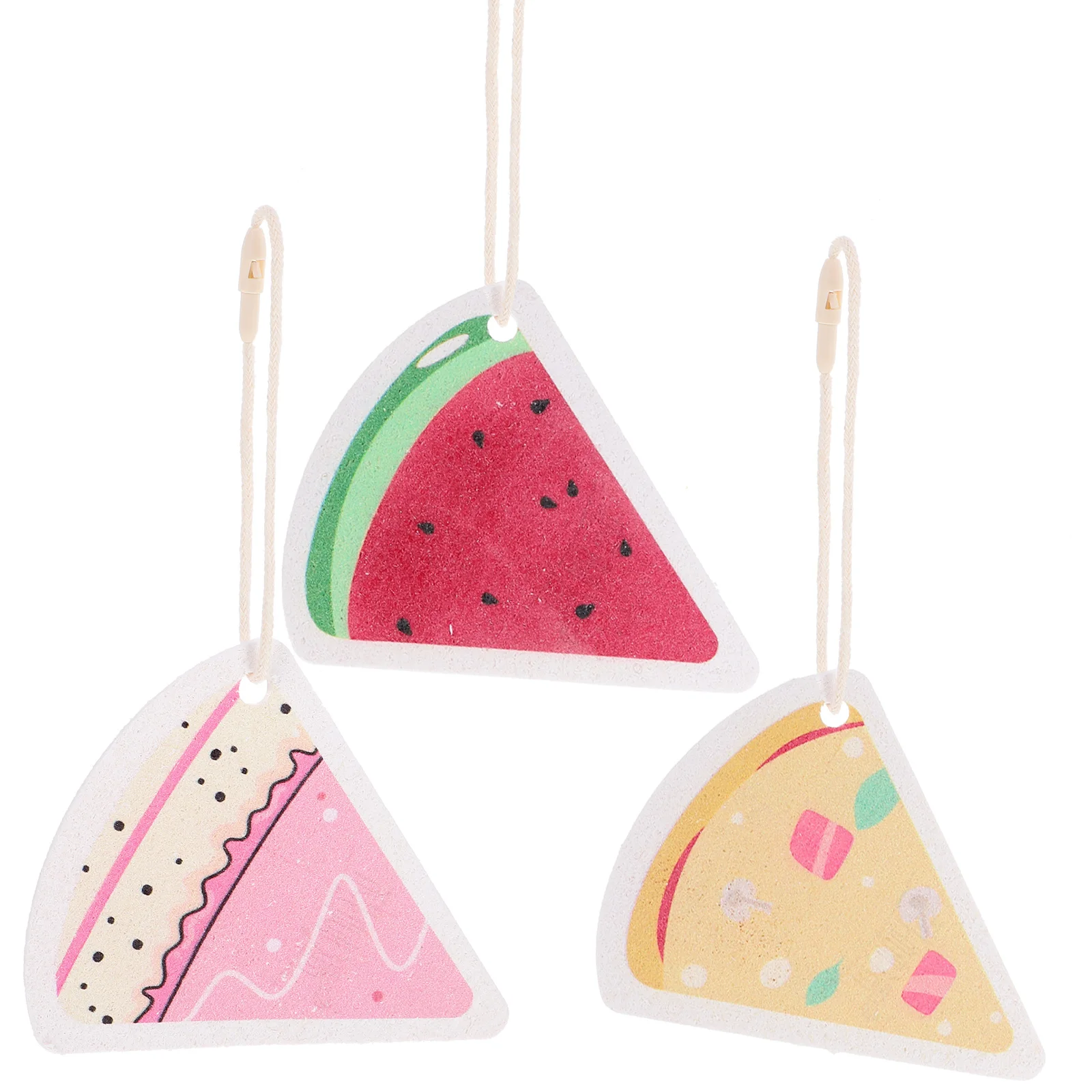 

3 Pcs Kitchen Dishwashing Sponges Wood Pulp Cotton Shape Reusable Absorbent Scrubbing Cloths Multi Function Household Cleaning