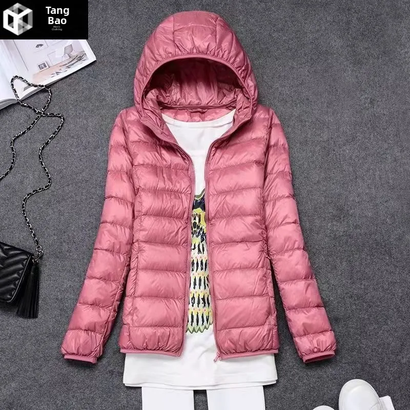 

Новая легкая модная пуховая хлопковая куртка с капюшоном большого размера, женская повседневная теплая одежда внутри и снаружи, oulder Sle