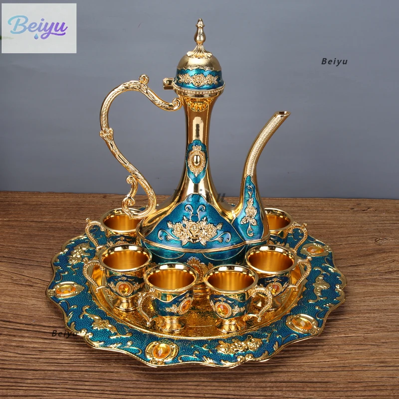 

Russian Baijiu cup set European home creative personality Baijiu cup high-end small wine glass wine pot set