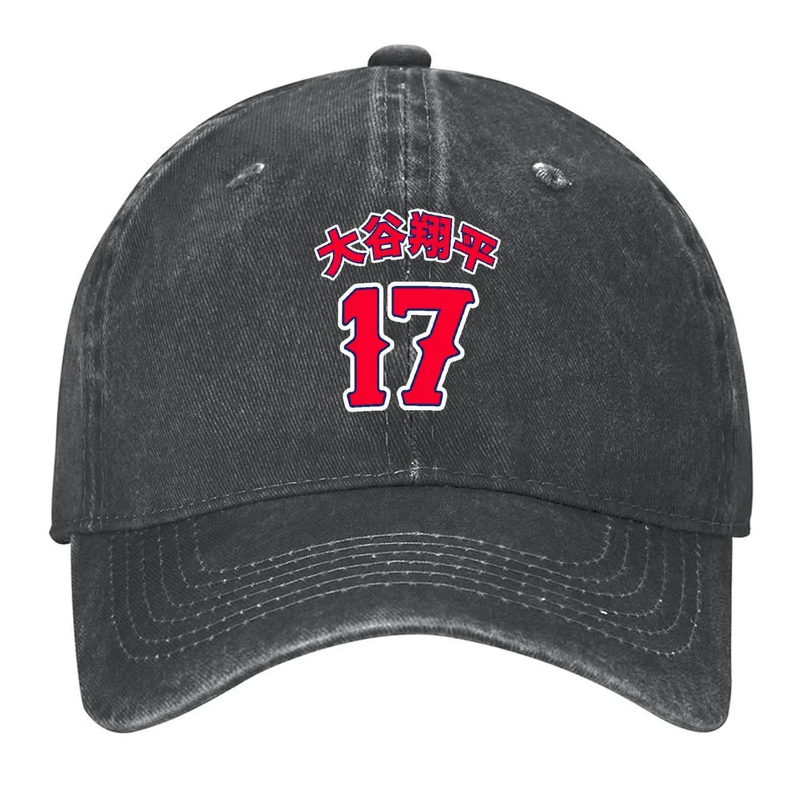 

Kanji-Ohtani Shohei for Red base Baseball Cap Anime fishing caps man Hat Baseball Cap Gentleman Hat Boy Child Women's