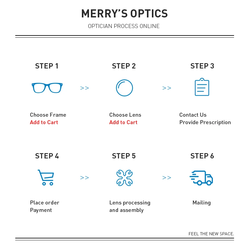 MERRYS DESIGN-gafas cuadradas con montura de titanio puro para hombre, lentes graduadas semimal sin montura, medio óptico, 180 °, S2589