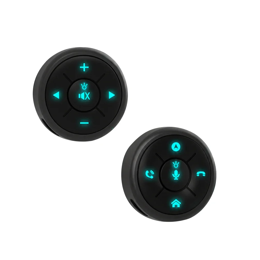 Wireless Car Steering Wheel Control for Android Car Radio DVD GPS Multimedia Remote Control Buttons with Color switching