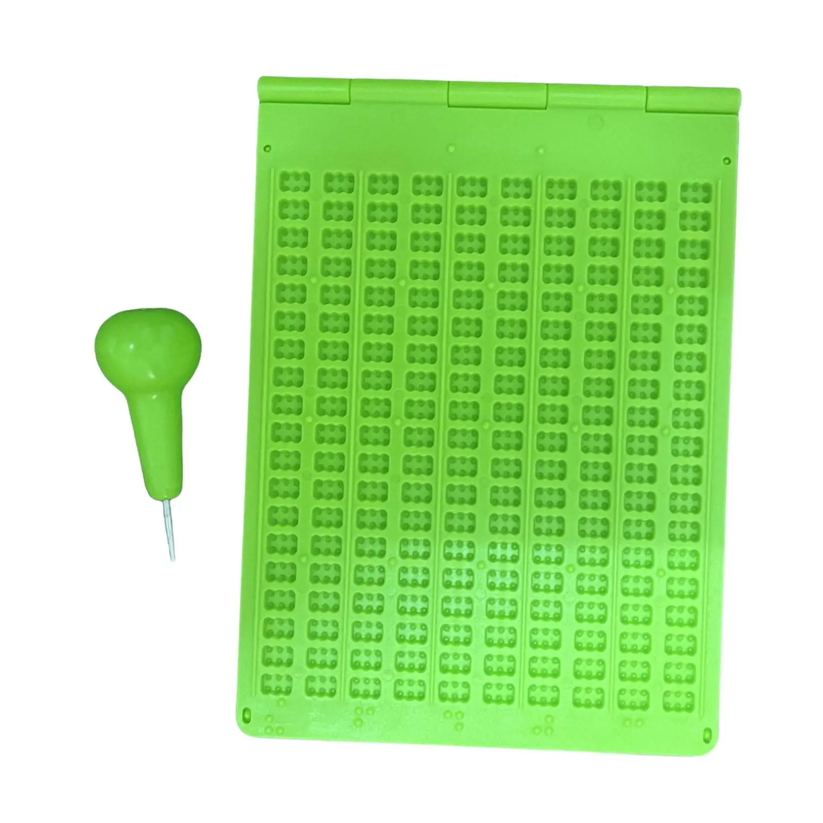 Braille Writing Board Blind Education Supplies for Visually Impaired Braille Fingerboard Writing Learning Supplies for Adults