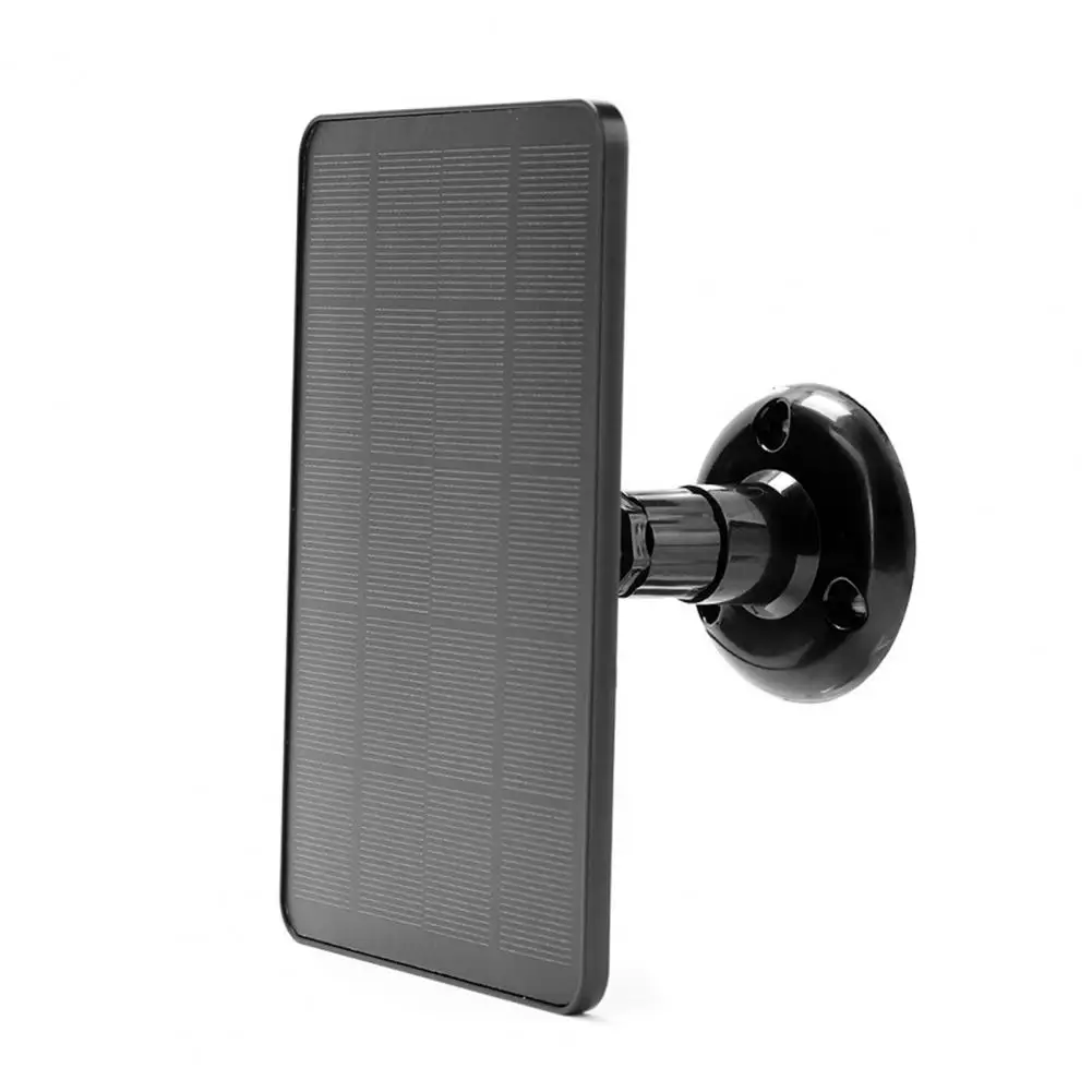 Weatherproof Solar Panel Ip65 Waterproof Solar Panel Video Doorbell Power Supply with 5v/800ma Output Easy Installation Single