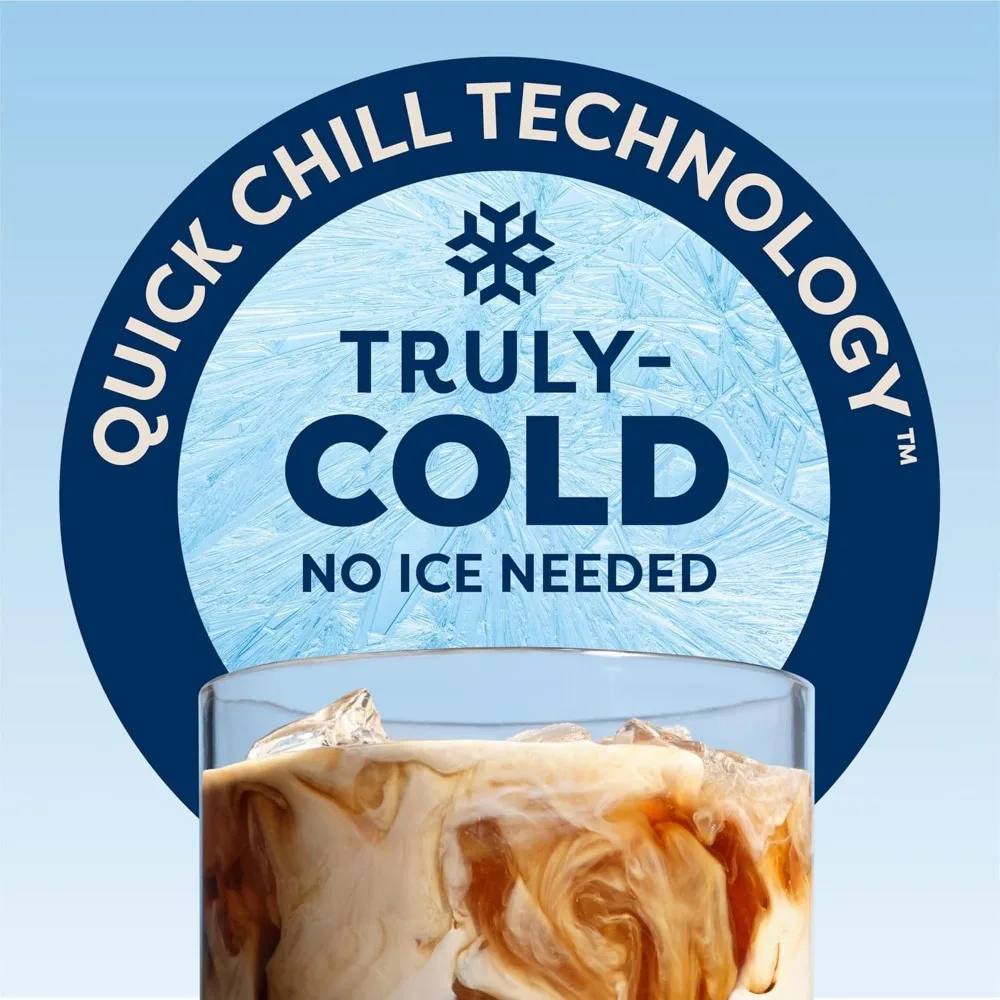 Keurig K-Brew+Chill Cafetera K-Cup monodosis helada o caliente con tecnología MultiStream y QuickChill, 70 oz. Rese extraíble