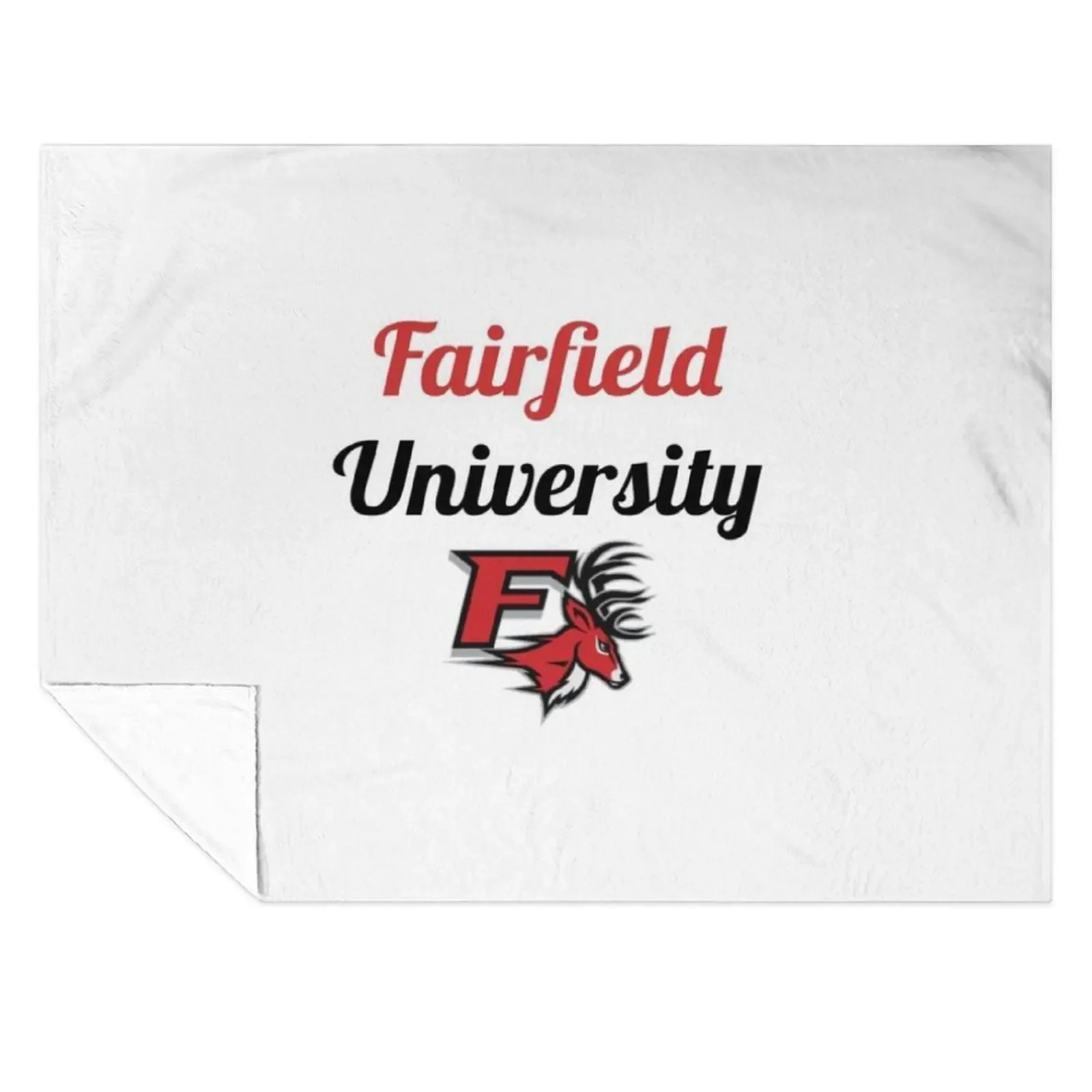 

Fairfield University Throw Blanket Bed covers Furry Travel Decoratives Blankets
