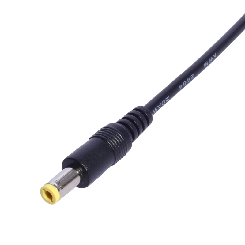 2 Way Power Distribution Cable, 5.5x2.5mm  Adapter Power Splitter Cable for LED Lighting and Surveillances Gear