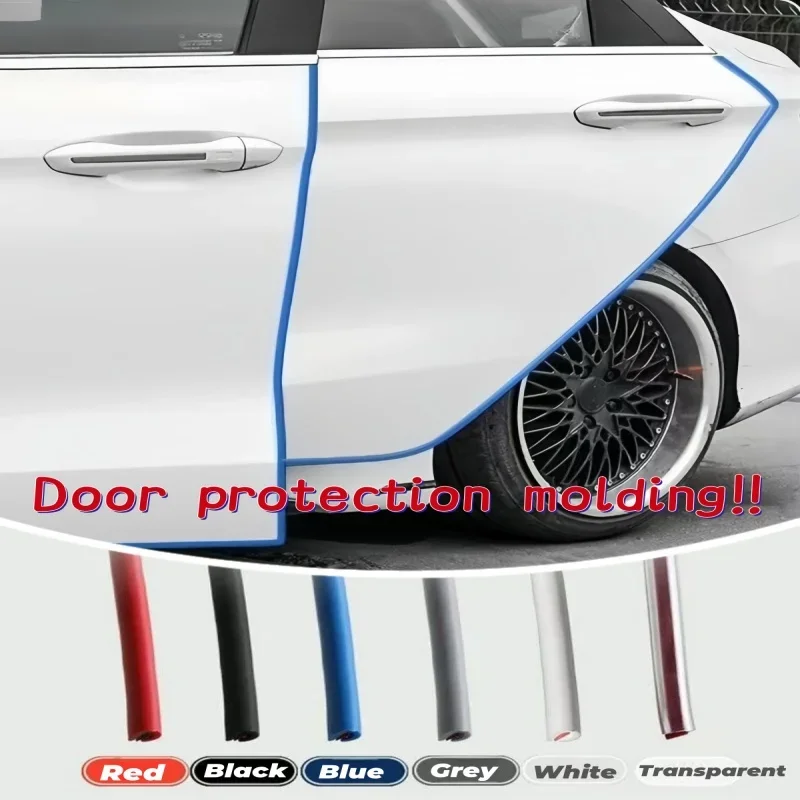 Car Door Edge Guard - Anti-Scratch Protection Trim with Steel Core, Universal Fit for All Vehicles Door Protection Amagi