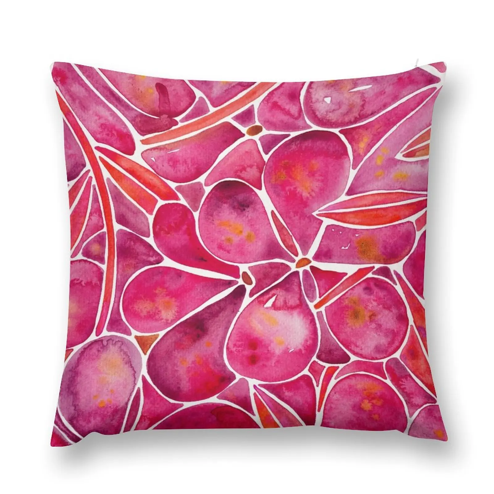 Orchid Wall – Magenta Palette Throw Pillow Sofa Cushion Sofa Cushions Covers Pillow Case pillow