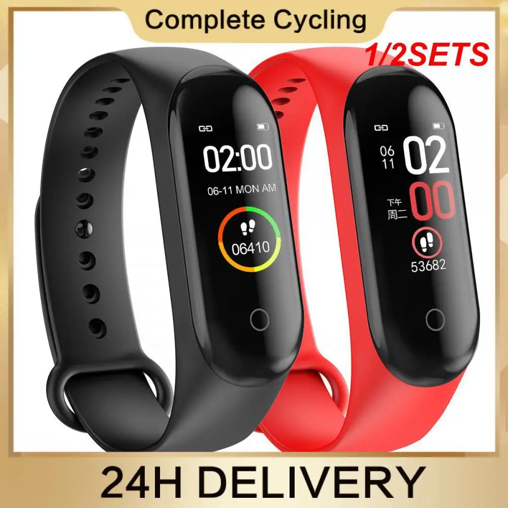 1/2SETS Smart Band Replaceable 3-color Fitness Wristband