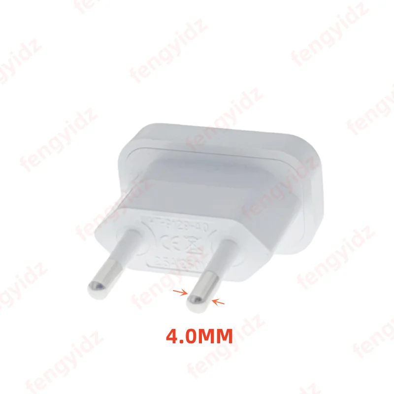 1-5 Stück 4,0/4,8mm Stromstecker-Adapter US zu EU Euro Europa-Stecker Stromstecker-Konverter Reiseadapter Stromwandler-Steckdose