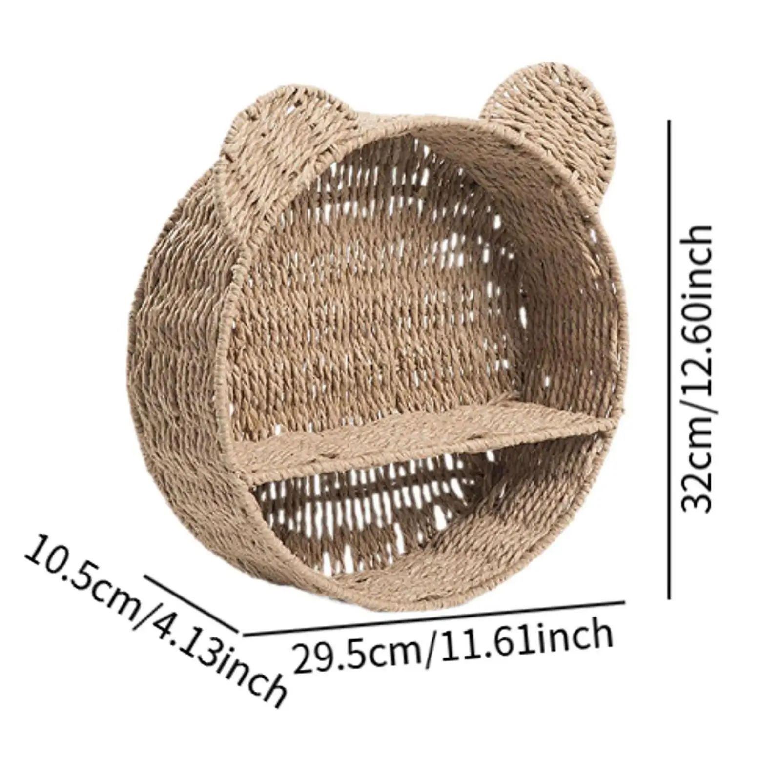 Wall Shelf Nursery Decor Creative Multifunctional Small Home Decor Wall Mounted Shelves for Stuffed Animal Toys Kids Room