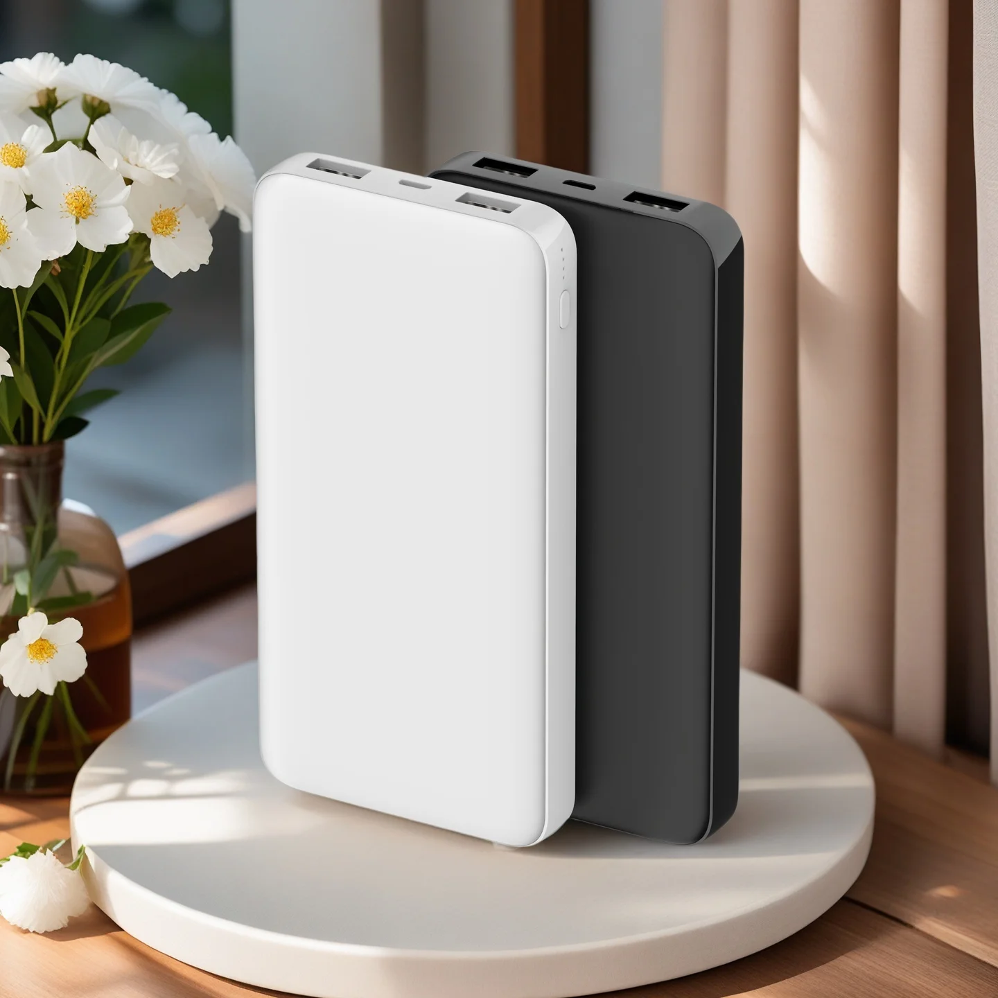 

Micro USB Input Power Bank 10000mAh USB Output Portable External Battery Powerbank Charger for Android iPhone Xiaomi Samsung